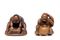 Two Wood Netsuke  