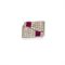 BAGUE RUBIS ET DIAMANTS  