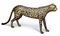 'GUÉPARD, TÊTE DROITE' A PATINATED BRONZE CHEETAH, DESIGNED