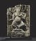 STELE EN SCHISTE GRIS REPRESENTANT