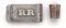 A SILVER ENGRAVED MONEY CLIP  