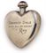 A STERLING SILVER HEART PERFUME FLASK  