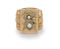 A GOLD RING WITH DIAMONDS  
