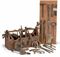 A COLLECTION OF IRON RANCH TOOLS  