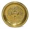 A GERMAN BRASS ALMS DISH  