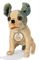 A STEIFF SEATED BULLY, (3410), blue