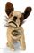 A STEIFF SEATED BULLY, (3410), brown