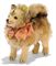 A STEIFF STANDING WOLFSPITZ,
