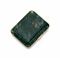 AN ART DECO MOSS AGATE AND EMERALD
