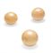 THREE UNMOUNTED MELO PEARLS  