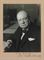 CHURCHILL, Winston S. Photograph signed and