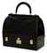 A BLACK BOX LEATHER 'SAC MALLETTE' BAG  