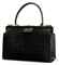 A BLACK CROCODILE 'SAC 404' BAG  