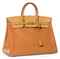 A BI-COLOUR OSTRICH 'BIRKIN' BAG  