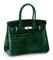 A VERT FONCÉ CROCODILE 'BIRKIN' BAG