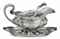 A MARTELE SILVER SAUCEBOAT AND STAND WITH