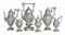A SILVER SIX-PIECE TEA AND COFFEE SERVICE**