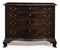 A CHIPPENDALE MAHOGANY SERPENTINE-FRONT