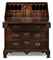 A QUEEN ANNE INLAID WALNUT SLANT-FRONT DESK