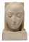 AN R. SCARPA STONEWARE BUST OF WOMAN  
