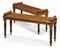 A PAIR OF OAK HALL BENCHES  