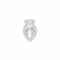 AN ART DECO ROCK CRYSTAL AND DIAMOND CLIP