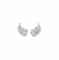 A PAIR OF DIAMOND EAR CLIPS  