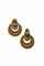 A PAIR OF 18K GOLD FLUTED EAR CLIPS  