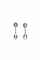 A PAIR OF DIAMOND AND AQUAMARINE EAR