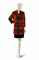 A VALENTINO RED, GREEN AND BLACK PLAID