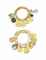 A GROUP OF GOLD BANGLES  