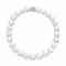 A SINGLE-STRAND CULTURED PEARL AND DIAMOND