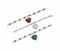 A GROUP OF DIAMOND AND MULTI-GEM BRACELETS,