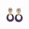 A PAIR OF KUNZITE, AMETHYST AND DIAMOND