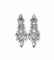 A PAIR OF ANTIQUE DIAMOND EAR PENDANTS  