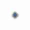 AN ANTIQUE SAPPHIRE AND DIAMOND BROOCH  