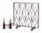 A BESPOKE WROUGHT-IRON FIRESCREEN  