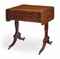 A REGENCY MAHOGANY AND WENGE CROSSBANDED