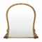 A VICTORIAN CARVED GILTWOOD OVERMANTEL