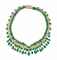 AN EMERALD AND DIAMOND NECKLACE  
