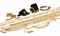 A COLLECTION OF THIRTEEN GILT-METAL AND