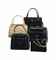THREE BLACK ALLIGATOR BAGS,  