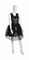 A BLACK TULLE ROBE DE STYLE