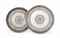TWO FIGURAL SILVER TRAYS  