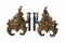 PAIRE DE CHENETS DE STYLE REGENCE