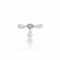 A COLOURED DIAMOND AND DIAMOND BROOCH, BY