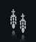 A PAIR OF DIAMOND EAR PENDANTS, BY HARRY