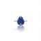A SAPPHIRE AND DIAMOND RING  