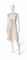 A JEANNE LANVIN COCKTAIL DRESS OF WHITE