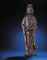 A SILVER-INLAID BRONZE FIGURE OF GUANYIN